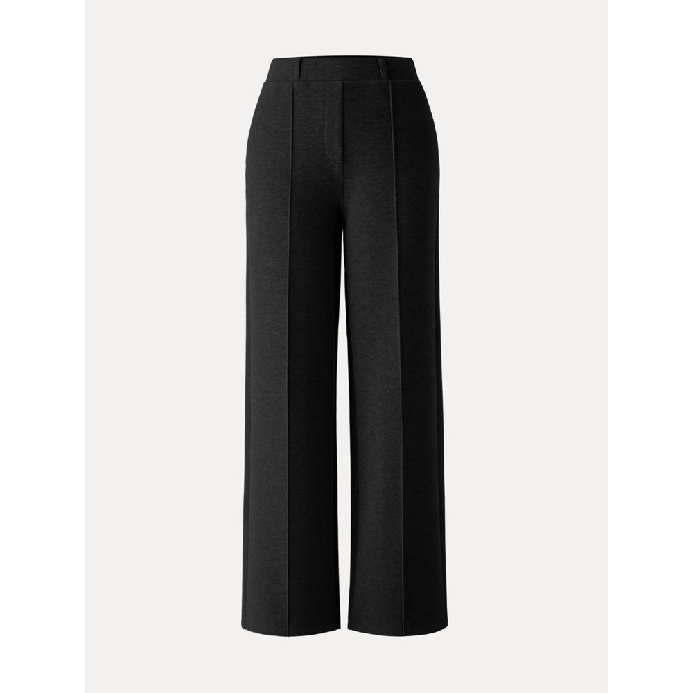 OGL Move Black FuzzLuxe High Waisted Straight Leg Pull On Pants Size L NWT